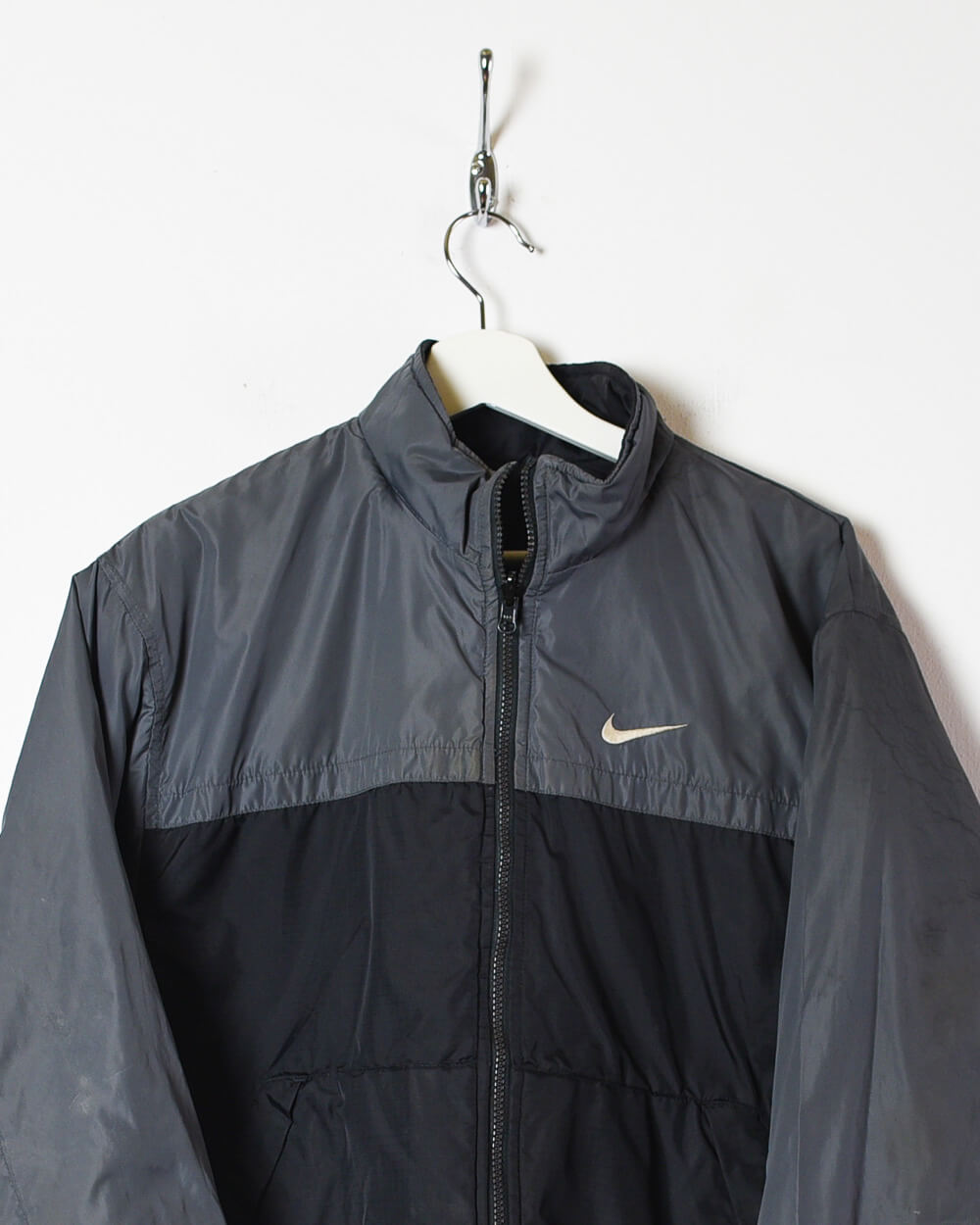 Black Nike Women's Reversible Padded Jacket - Medium 