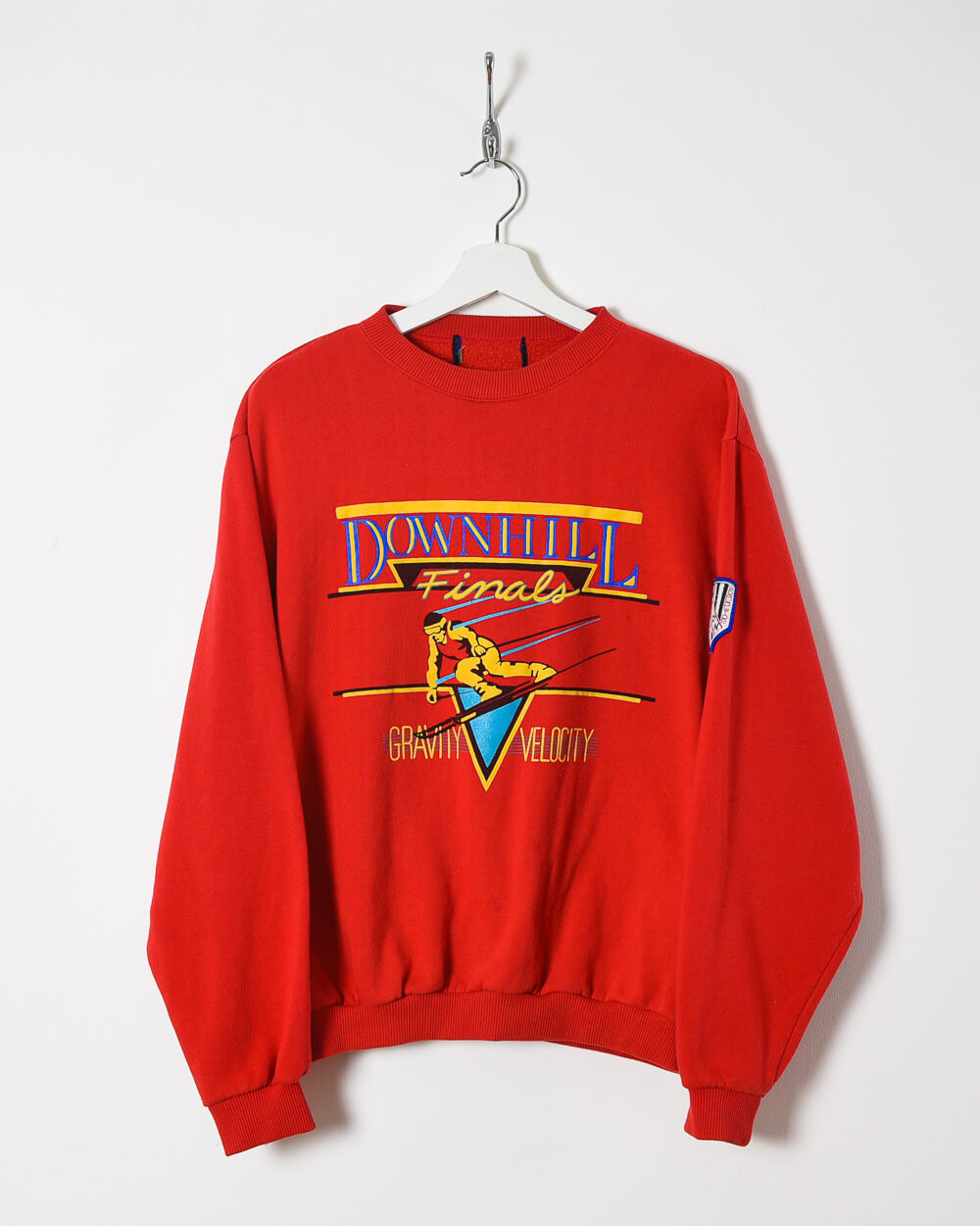 Downhill Finals Sweatshirt - Medium - Domno Vintage 90s, 80s, 00s Retro and Vintage Clothing 