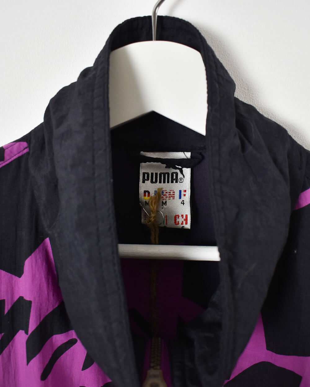 Puma 1/4 Zip Shell Jacket - Medium - Domno Vintage 90s, 80s, 00s Retro and Vintage Clothing 