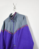 Mammut Zip-Through Colour Block Fleece - Large - Domno Vintage 90s, 80s, 00s Retro and Vintage Clothing 