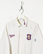 White Reebok 1996/97 Aston Villa Rugby Shirt - Medium