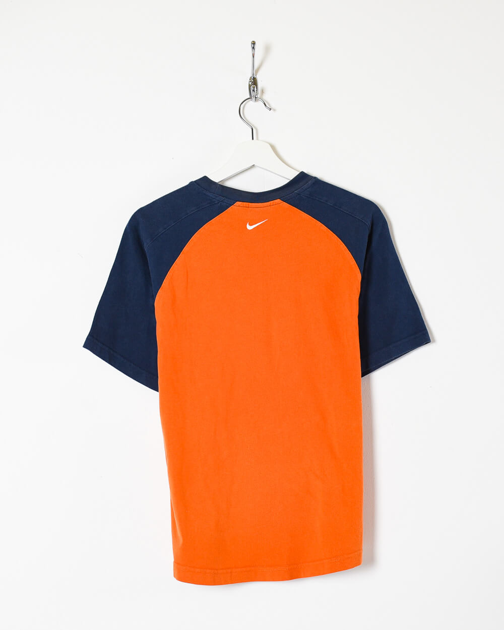 Vintage 00s Cotton Colour Block Orange Nike Oregon USA T Shirt Small Domno Vintage