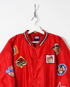New York American Baseball Bomber Jacket - Large - Domno Vintage 90s, 80s, 00s Retro and Vintage Clothing 