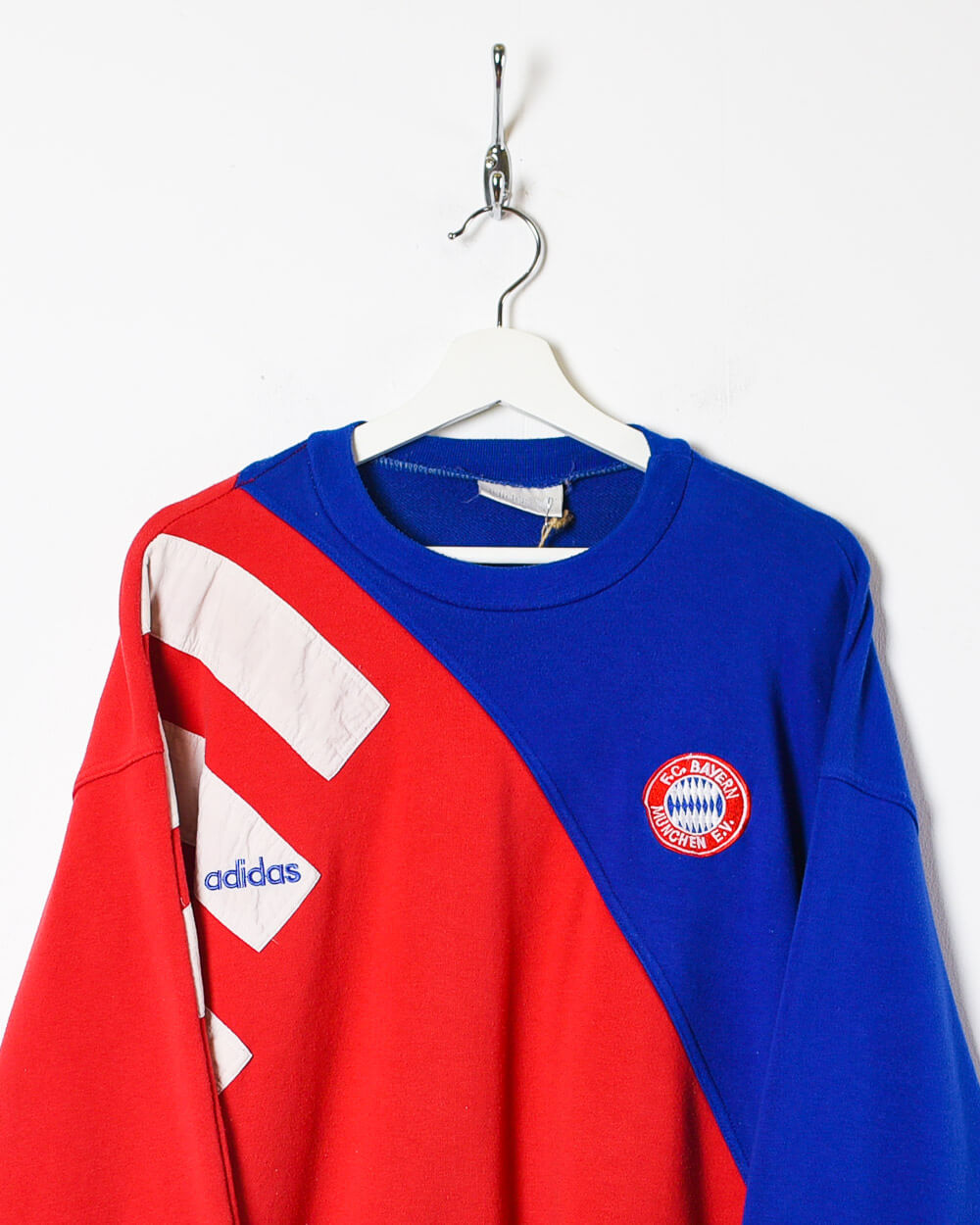 Blue Adidas 1990/91 FC Bayern Munich Sweatshirt - Medium