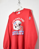 NFL New England Patriots Sweatshirt - Medium - Domno Vintage 90s, 80s, 00s Retro and Vintage Clothing 