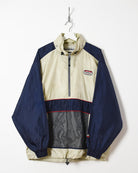 Reebok Athletic Department 1/2 Zip Windbreaker Jacket - Medium - Domno Vintage 90s, 80s, 00s Retro and Vintage Clothing 