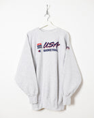 Champion Reverse Weave USA Basketball Sweatshirt - X-Large - Domno Vintage 90s, 80s, 00s Retro and Vintage Clothing 