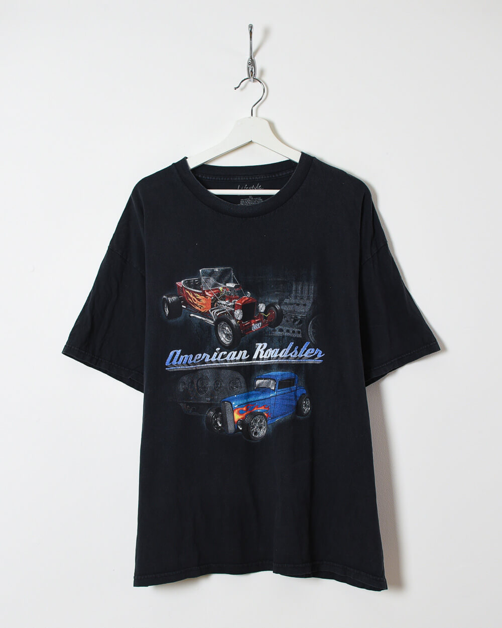American Roadster T-Shirt - X-Large - Domno Vintage 90s, 80s, 00s Retro and Vintage Clothing 
