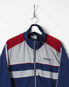 Reebok Classic Fleece Lined Windbreaker Jacket - Large - Domno Vintage 90s, 80s, 00s Retro and Vintage Clothing 