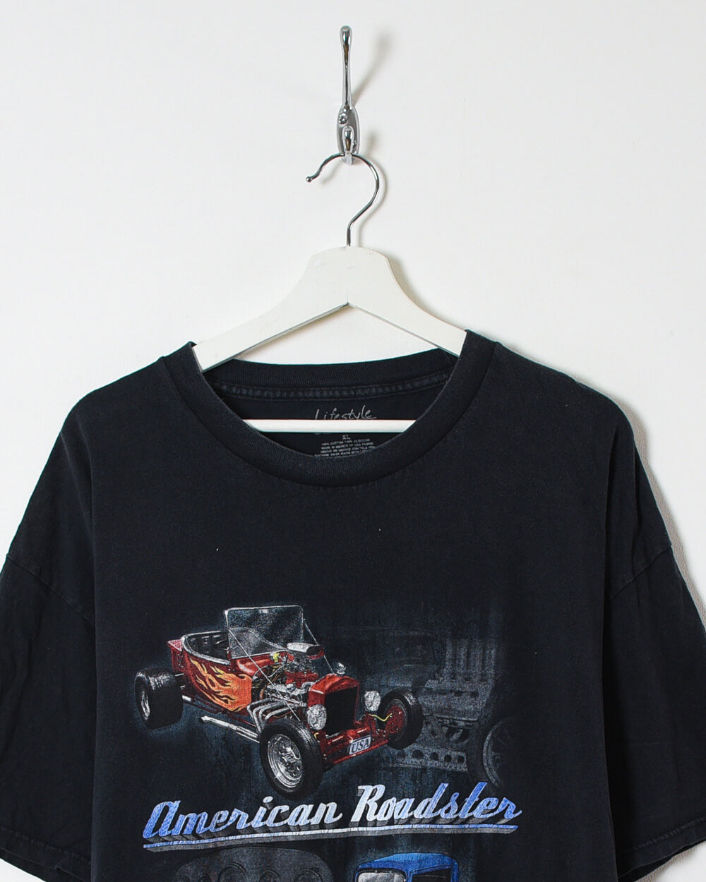 American Roadster T-Shirt - X-Large - Domno Vintage 90s, 80s, 00s Retro and Vintage Clothing 