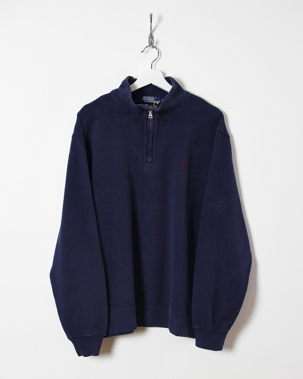 Ralph Lauren 1/4 Zip Sweatshirt - X-Large - Domno Vintage 90s, 80s, 00s Retro and Vintage Clothing 