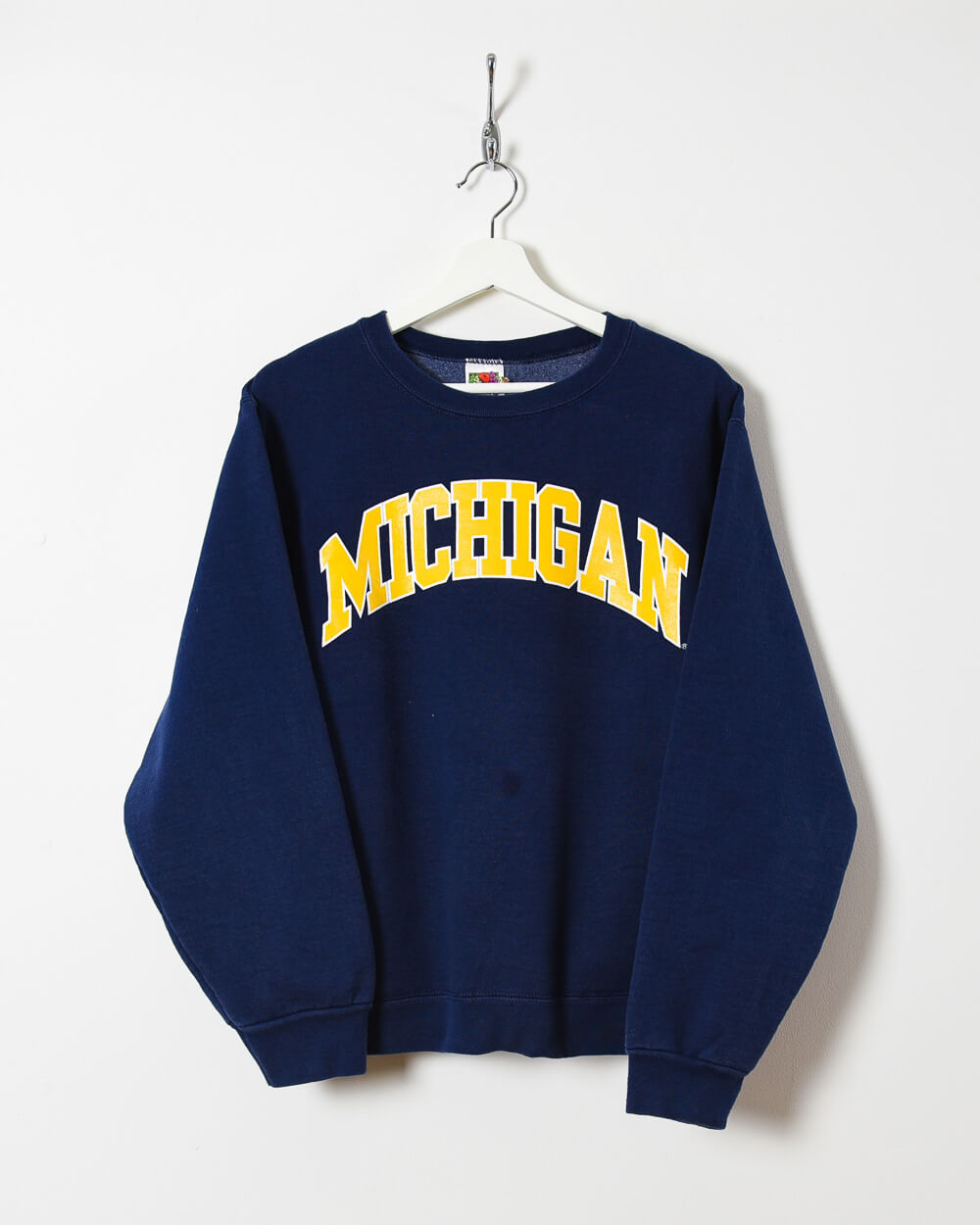 Fruit of the Loom Michigan Sweatshirt - Small - Domno Vintage 90s, 80s, 00s Retro and Vintage Clothing 