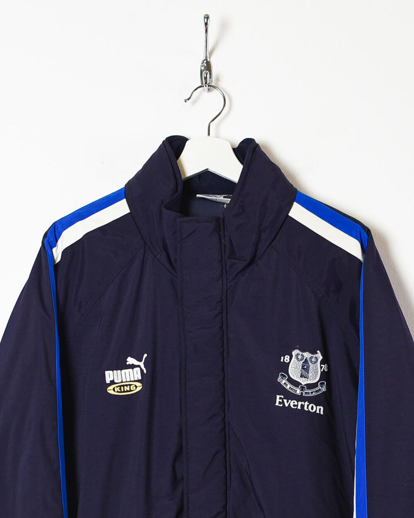 Vintage 00s Navy Puma King 00s Everton FC Warmup Jacket - XX-Large