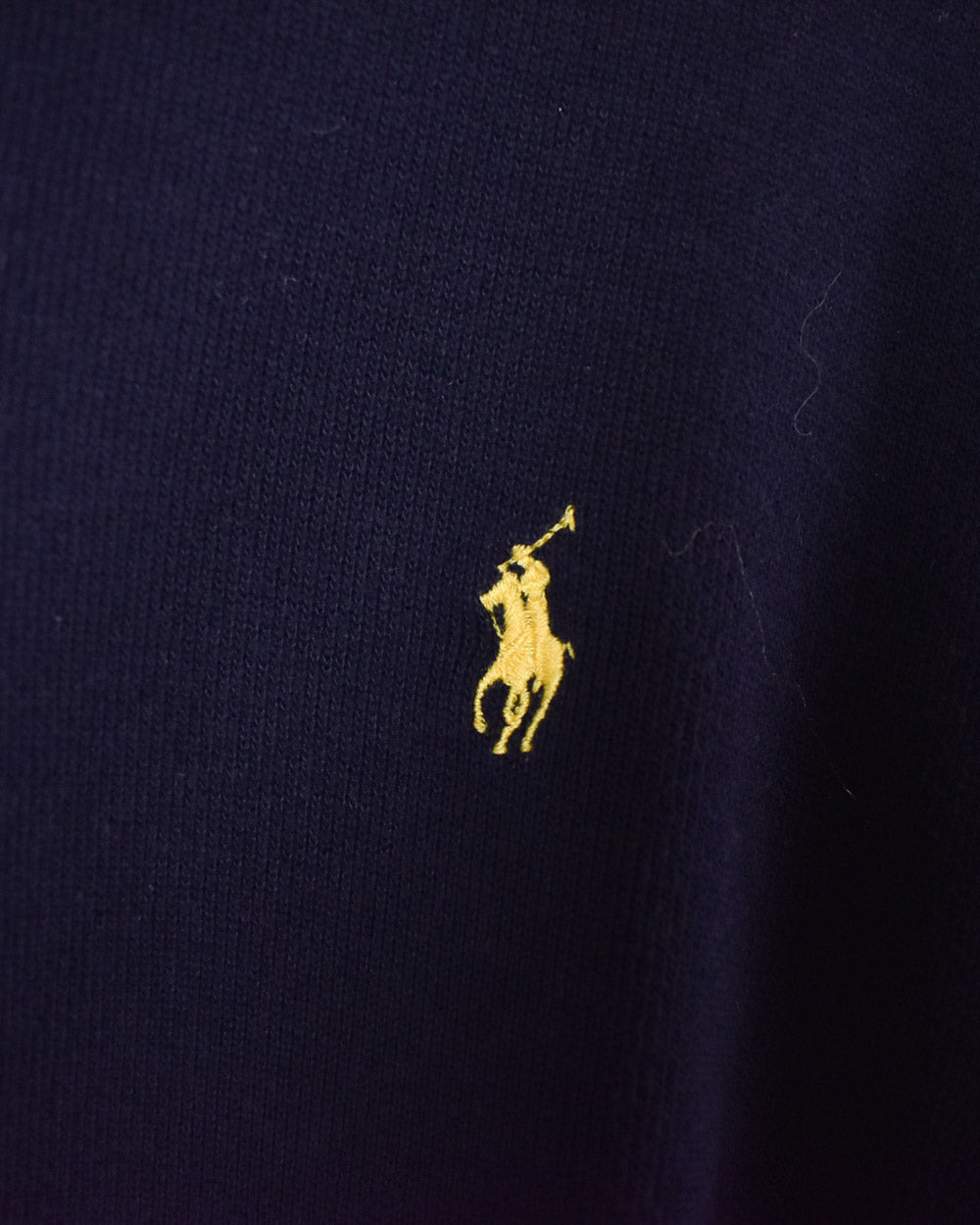 Navy Polo Ralph Lauren 1/4 Zip Sweatshirt - X-Large