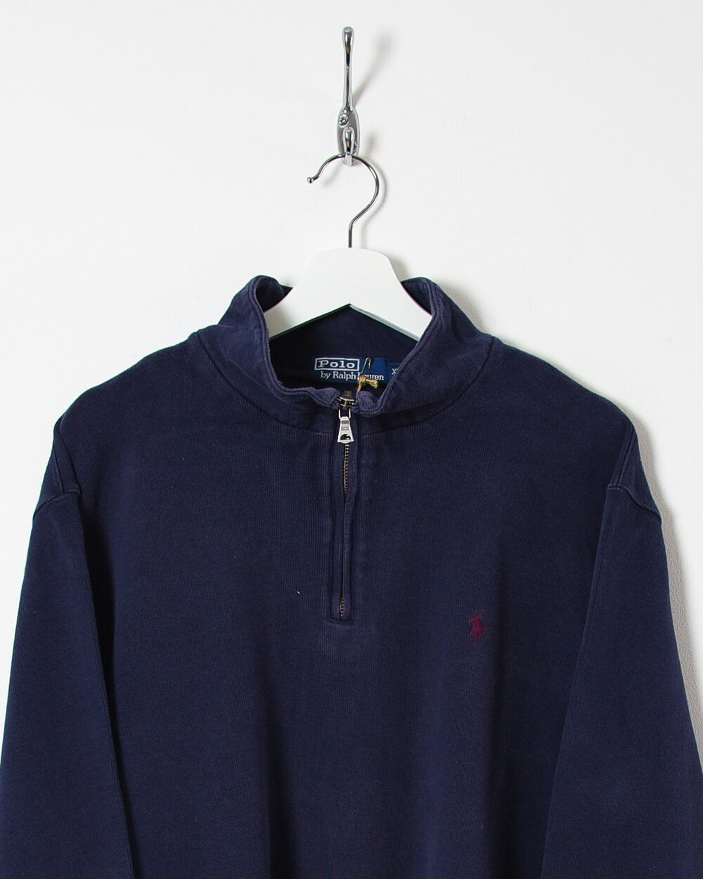 Ralph Lauren 1/4 Zip Sweatshirt - X-Large - Domno Vintage 90s, 80s, 00s Retro and Vintage Clothing 