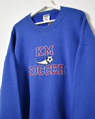Super Sweats KM Soccer Sweatshirt - XX-Large - Domno Vintage 90s, 80s, 00s Retro and Vintage Clothing 