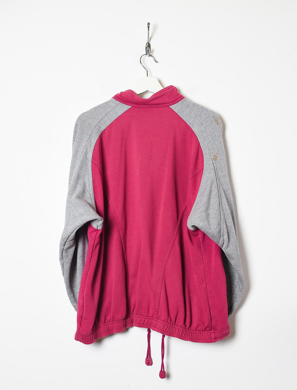 Stone Adidas Body Line Women's Zip-Through Sweatshirt - Medium