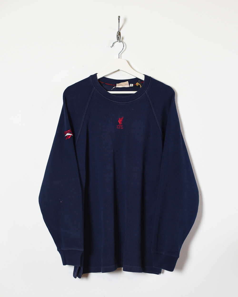 Navy Reebok 1998/99 Liverpool Sweatshirt - X-Large