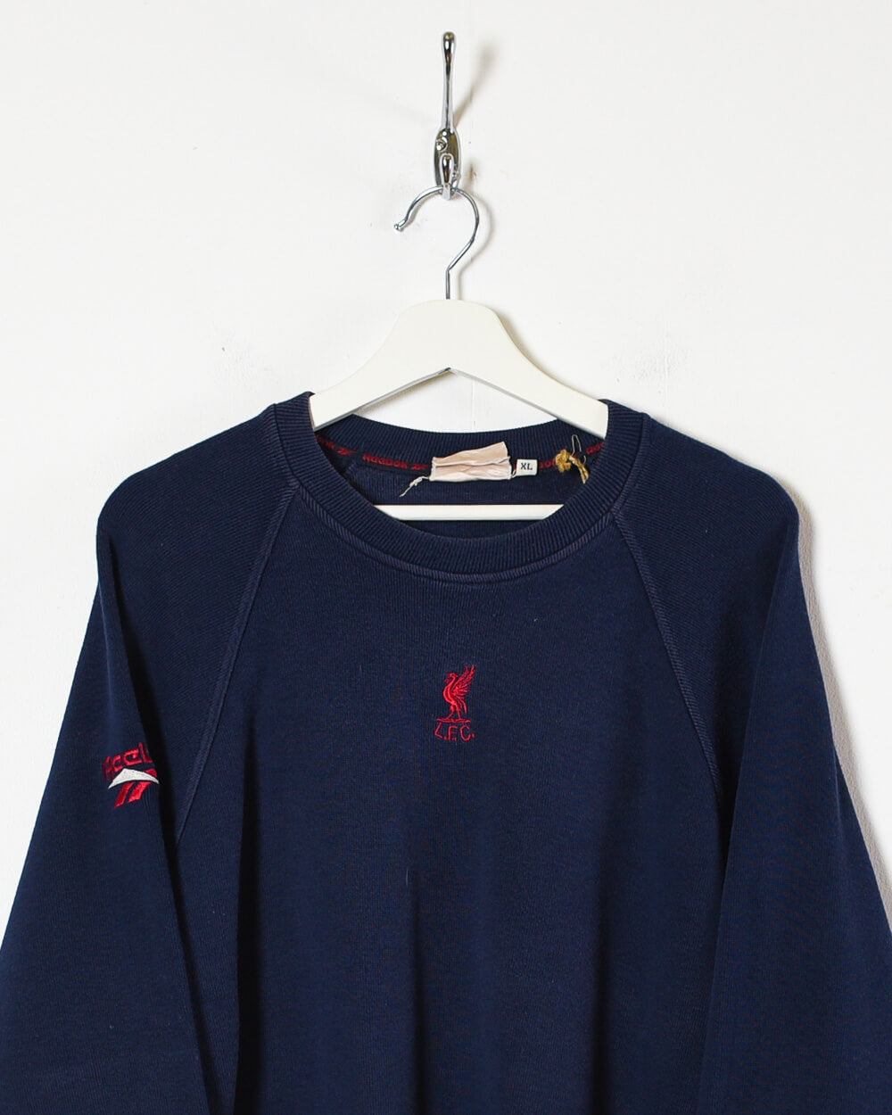Navy Reebok 1998/99 Liverpool Sweatshirt - X-Large