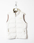 White The North Face Women's 700 Down Gilet - Small 