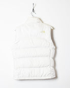 White The North Face Women's 700 Down Gilet - Small 