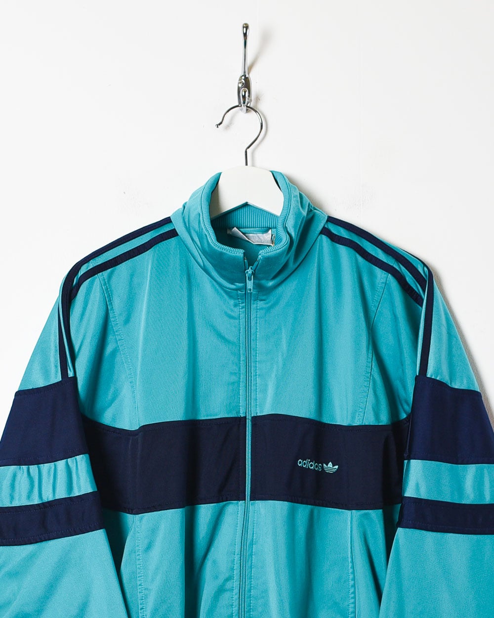 Green Adidas Tracksuit Top - Medium