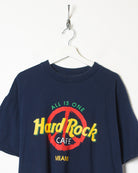 Navy Hard Rock CafŽ All Is One T-Shirt - X-Large