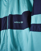 Green Adidas Tracksuit Top - Medium