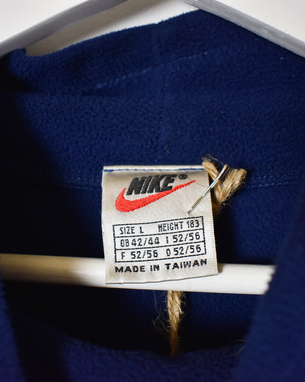 Navy Nike 90s PSG Pullover Fleece - Large