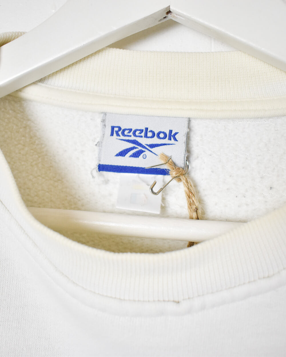 White Reebok Athletic Dept Sweatshirt - Medium