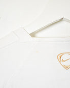 White Nike Ronaldinho 10 Long Sleeved T-Shirt - Medium