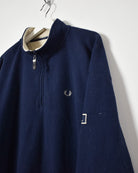 Fred Perry 1/4 Zip Fleece - X-Large - Domno Vintage 90s, 80s, 00s Retro and Vintage Clothing 
