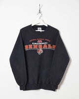 Printify Cincinnati Bengals Leaping Tiger Vintage 90's NFL Crewneck Sweatshirt 5XL / Ash