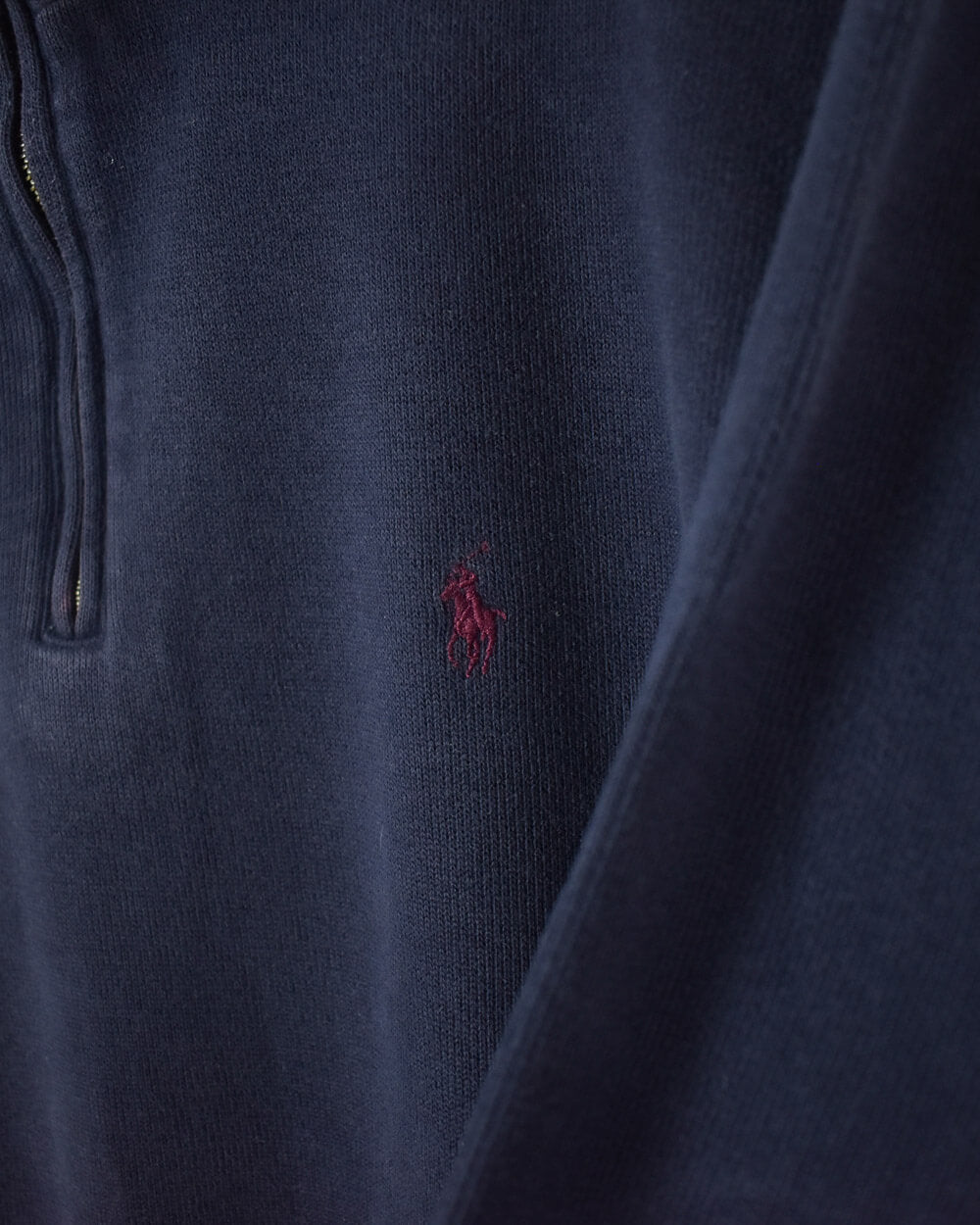 Ralph Lauren 1/4 Zip Sweatshirt - X-Large - Domno Vintage 90s, 80s, 00s Retro and Vintage Clothing 