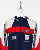 Navy Umbro 1994/96 Green Flag Tracksuit Top - Small