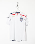 White Umbro 2007/09 England Home Shirt - Small