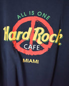 Navy Hard Rock CafŽ All Is One T-Shirt - X-Large