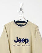 Jeep There's Only One Sweatshirt - Medium - Domno Vintage 90s, 80s, 00s Retro and Vintage Clothing 