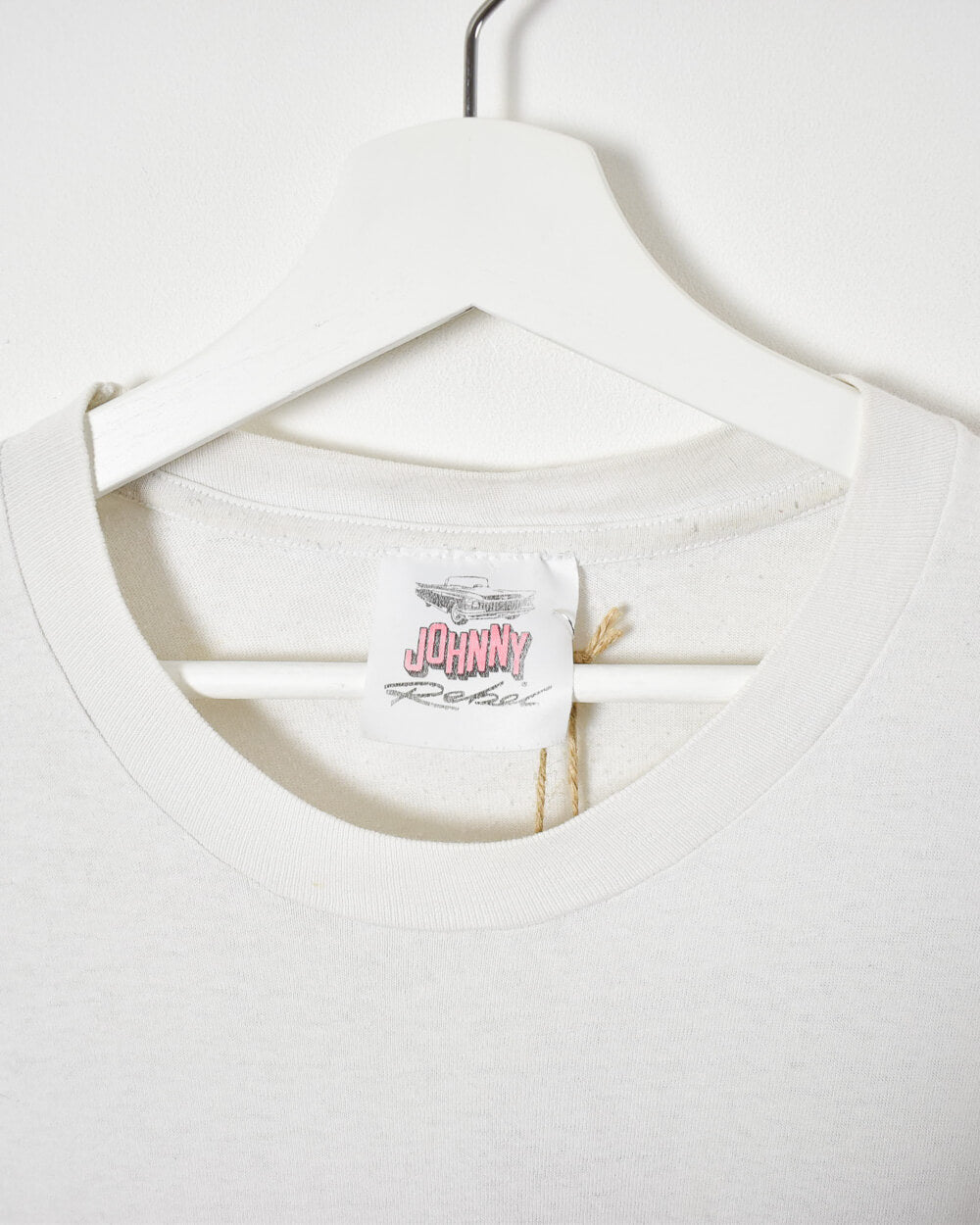 Johnny Was high quality Vintage White Cotton T-Shirt