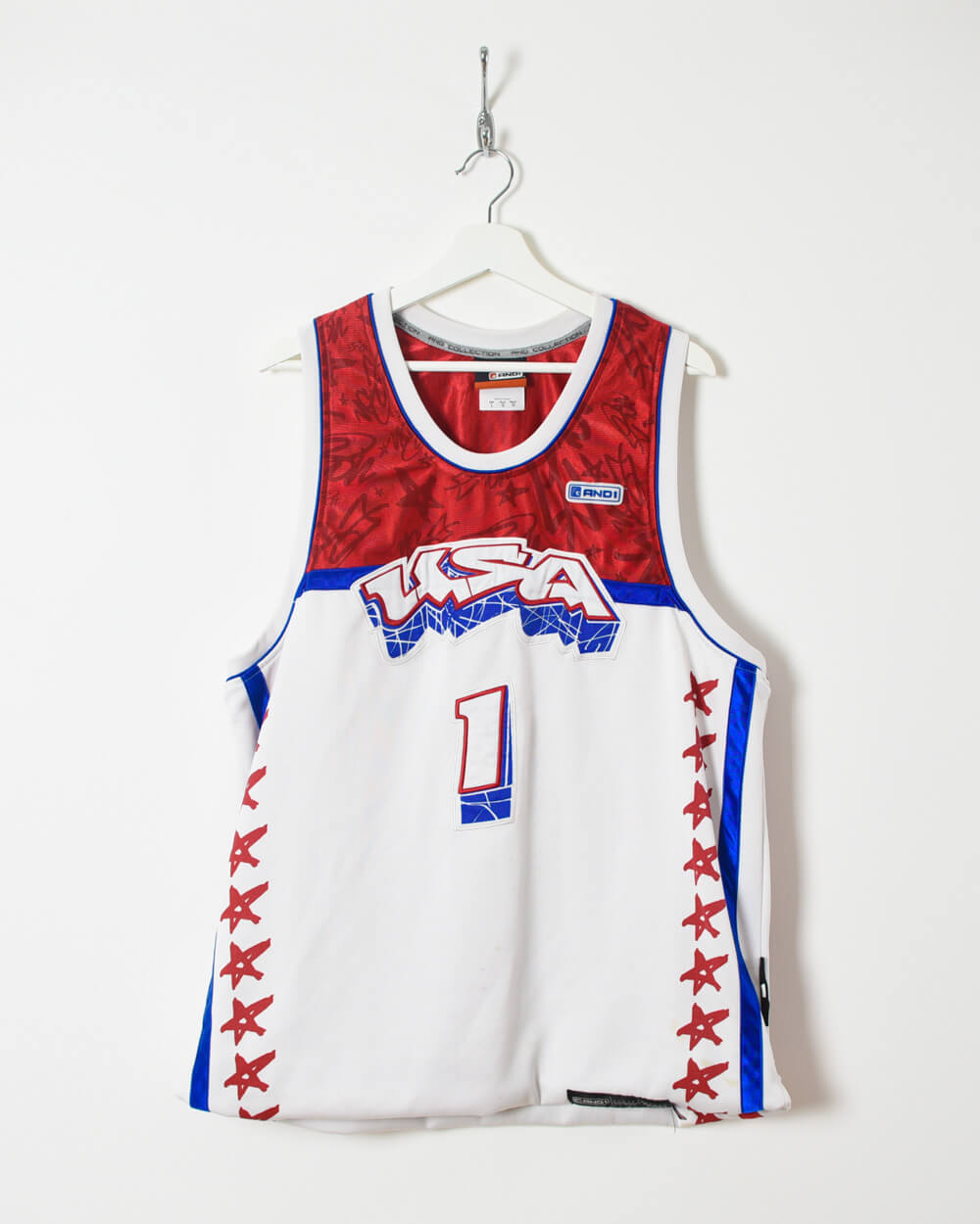 Vintage 90s Basketball Vest - Large - Domno Vintage