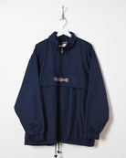 Reebok 1/4 Zip Windbreaker Jacket - Large - Domno Vintage 90s, 80s, 00s Retro and Vintage Clothing 