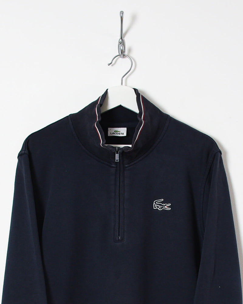 Lacoste 1/4 Zip Sweatshirt - Large - Domno Vintage 90s, 80s, 00s Retro and Vintage Clothing 