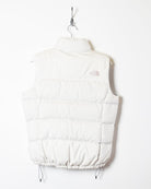 White The North Face Women's 700 Down Gilet - Medium 