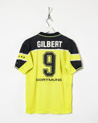 Yellow Nike Borussia Dortmund 1997/98 Football Shirt - X-Small