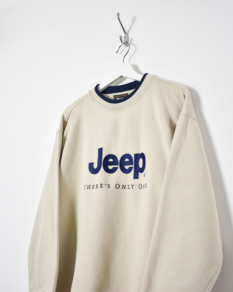 Jeep There's Only One Sweatshirt - Medium - Domno Vintage 90s, 80s, 00s Retro and Vintage Clothing 