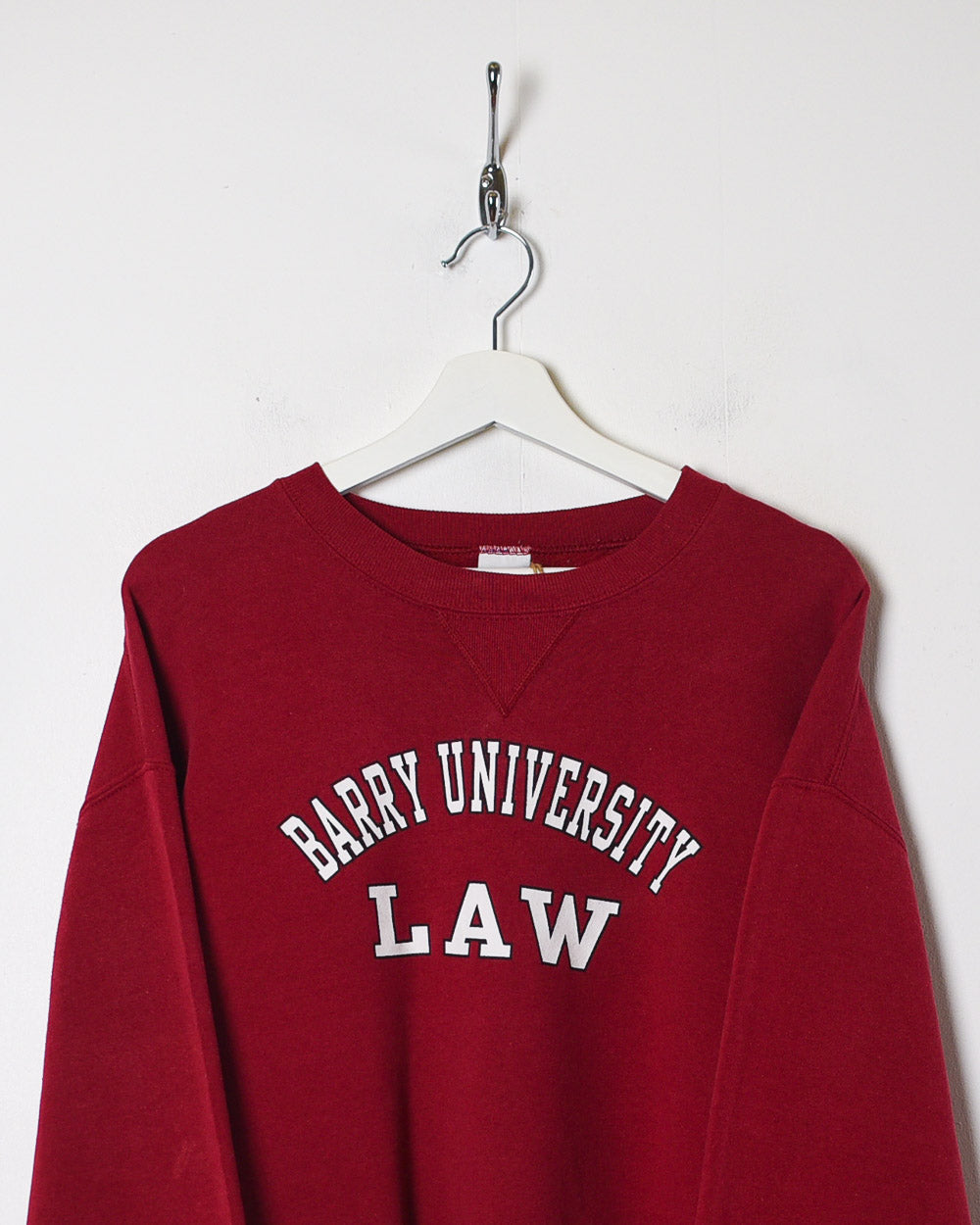 Red Barry University Law Sweatshirt - Medium