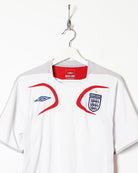 White Umbro 2005/07 England Training Shirt - Medium