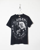 Black Iron Maiden Graphic T-Shirt - Medium