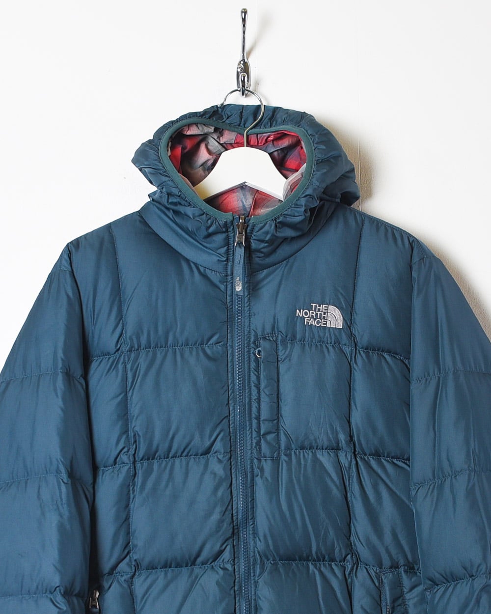 Vintage 00s Blue The North Face Reverisble 550 Puffer Jacket