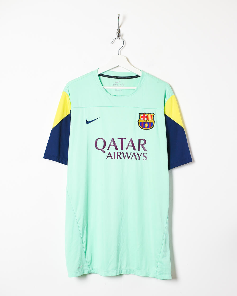 Vintage Green 2013/14 FC Barcelona Training Shirt - XX-Large Domno Vintage